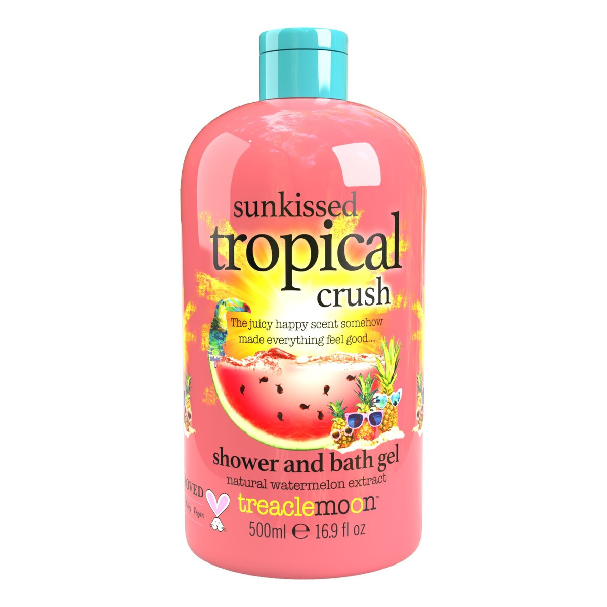 Treaclemoon Sun Kissed Tropical Crush Żel i płyn do kąpieli 500ml