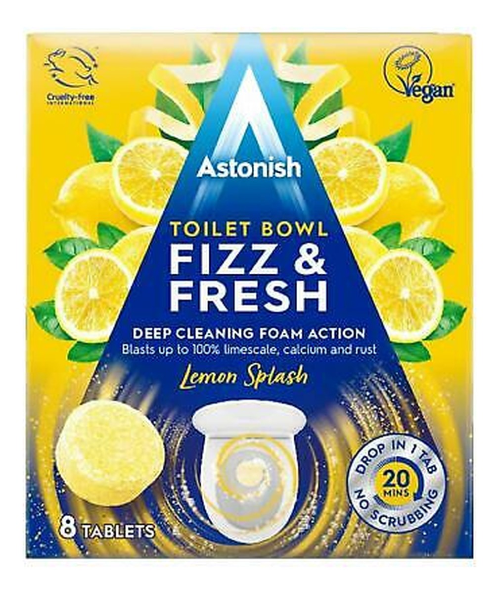 Toilet Bowl Cleaner Cirtus Fresh Fragrance - Tabletki do czyszczenia toalety 8 sztuk