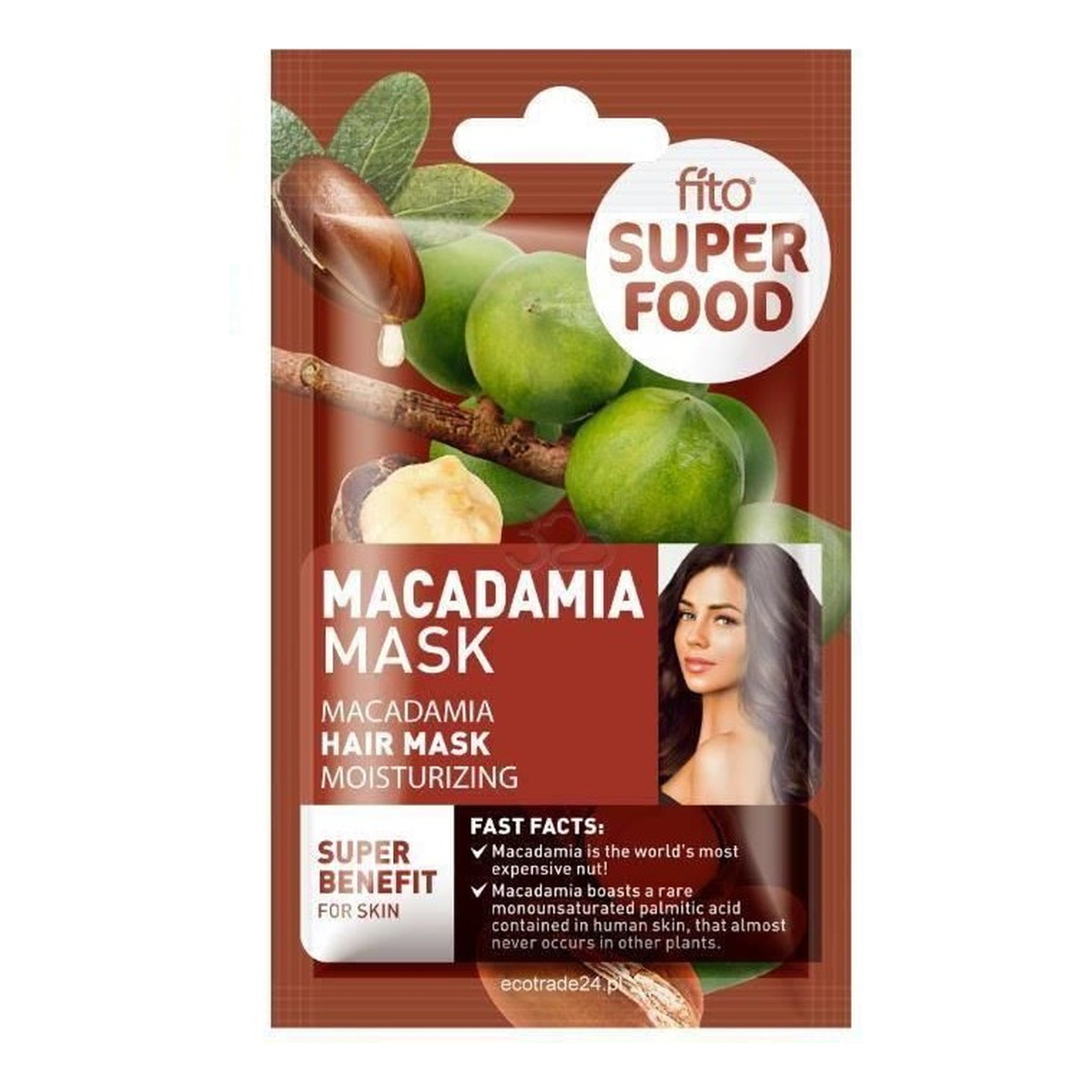 Fito Maska do włosów, nawilżająca, Macadamia 20ml