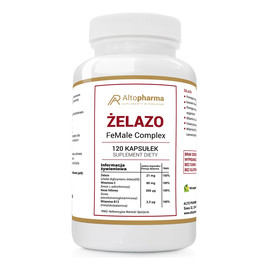 Żelazo female complex suplement diety 120 kapsułek