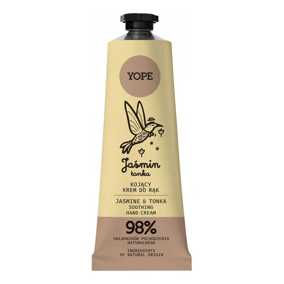 Yope Naturalny kojący krem do rąk Jaśmin & tonka 50ml