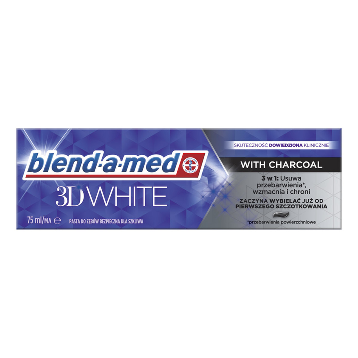 Blend-a-med 3D White Pasta do zębów With Charcoal 75ml