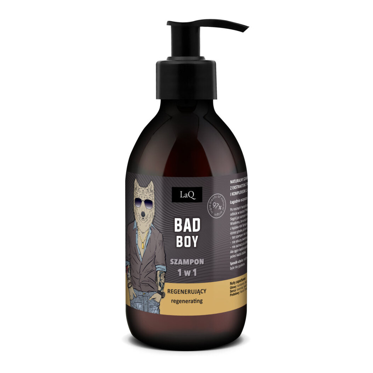 Laq Bad Boy Szampon regenerujący 1 w 1 300ml