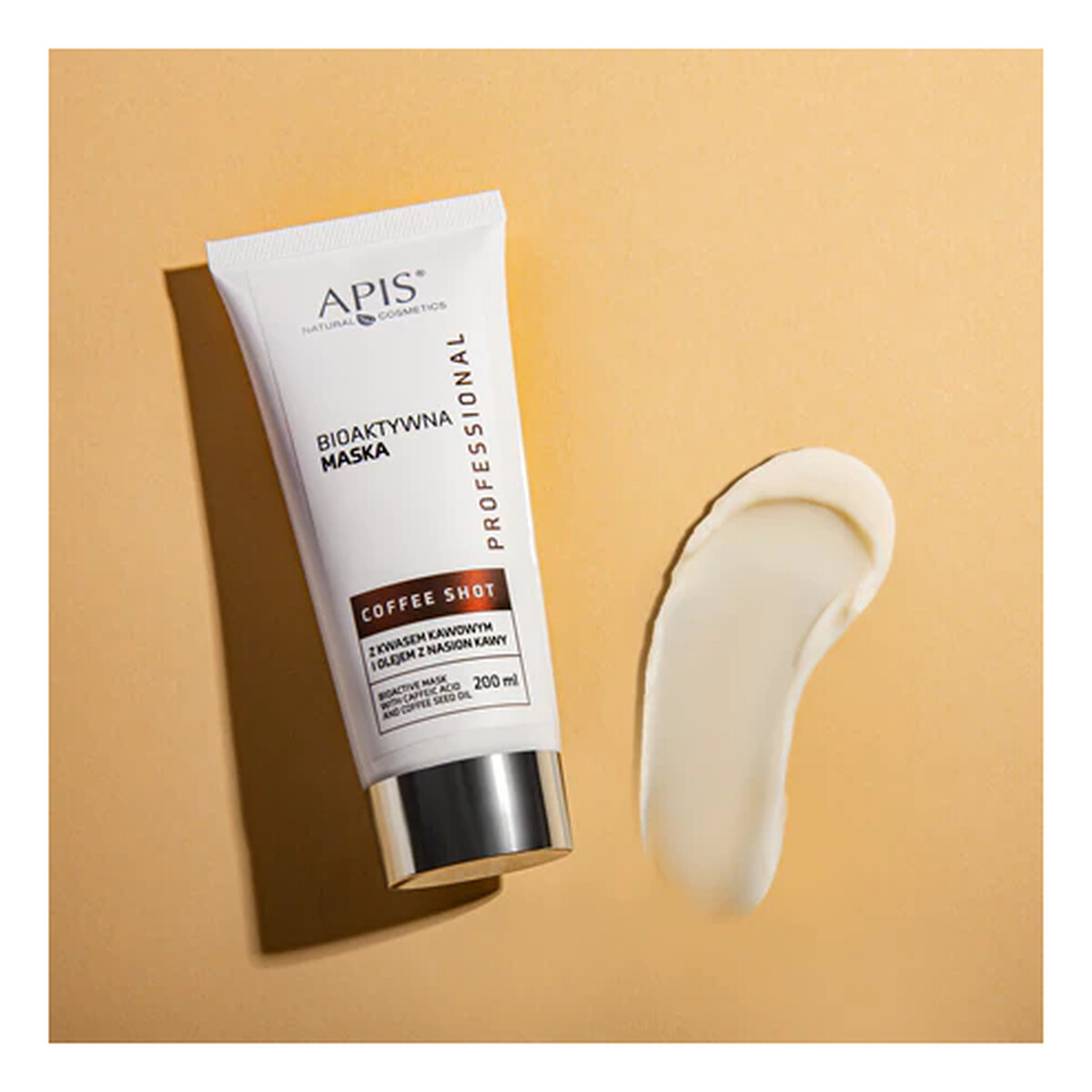 Apis Coffee Shot Bioaktywna maska z kwasem kawowym i olejem nasion kawy 200ml