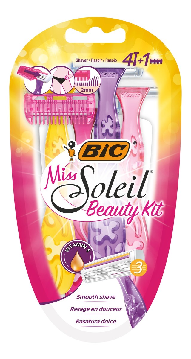 Maszynka do golenia Miss Soleil Beauty Kit 4+1