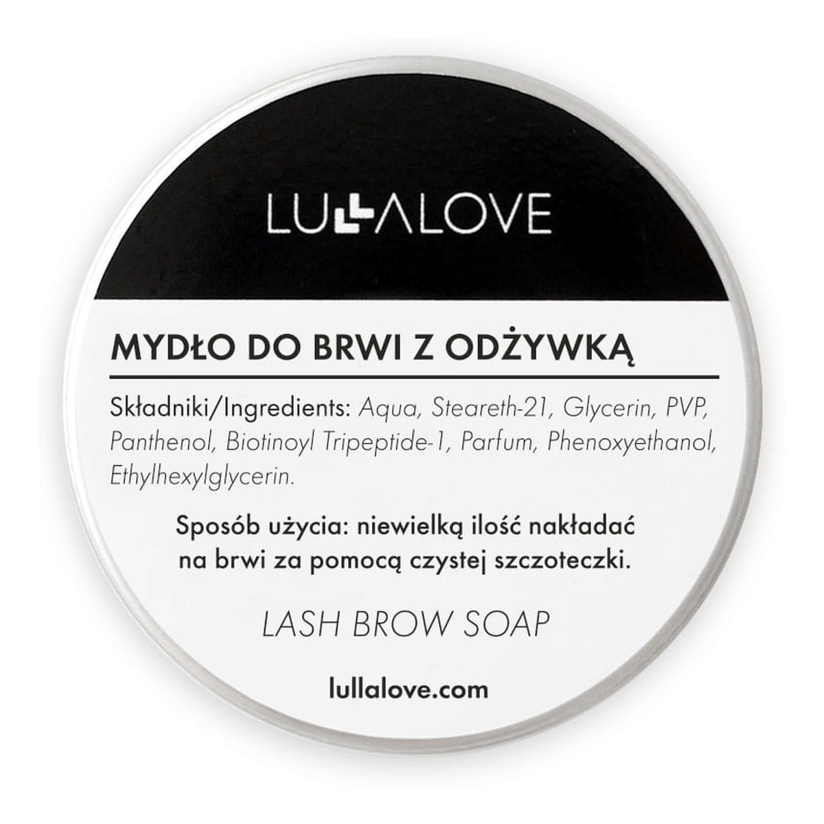 Lullalove Mydło do brwi z odżywką 30ml