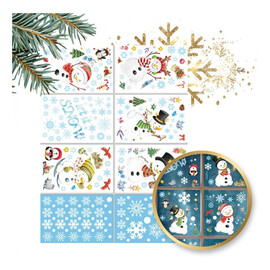 Naklejki świąteczne na okno Boże Narodzenie