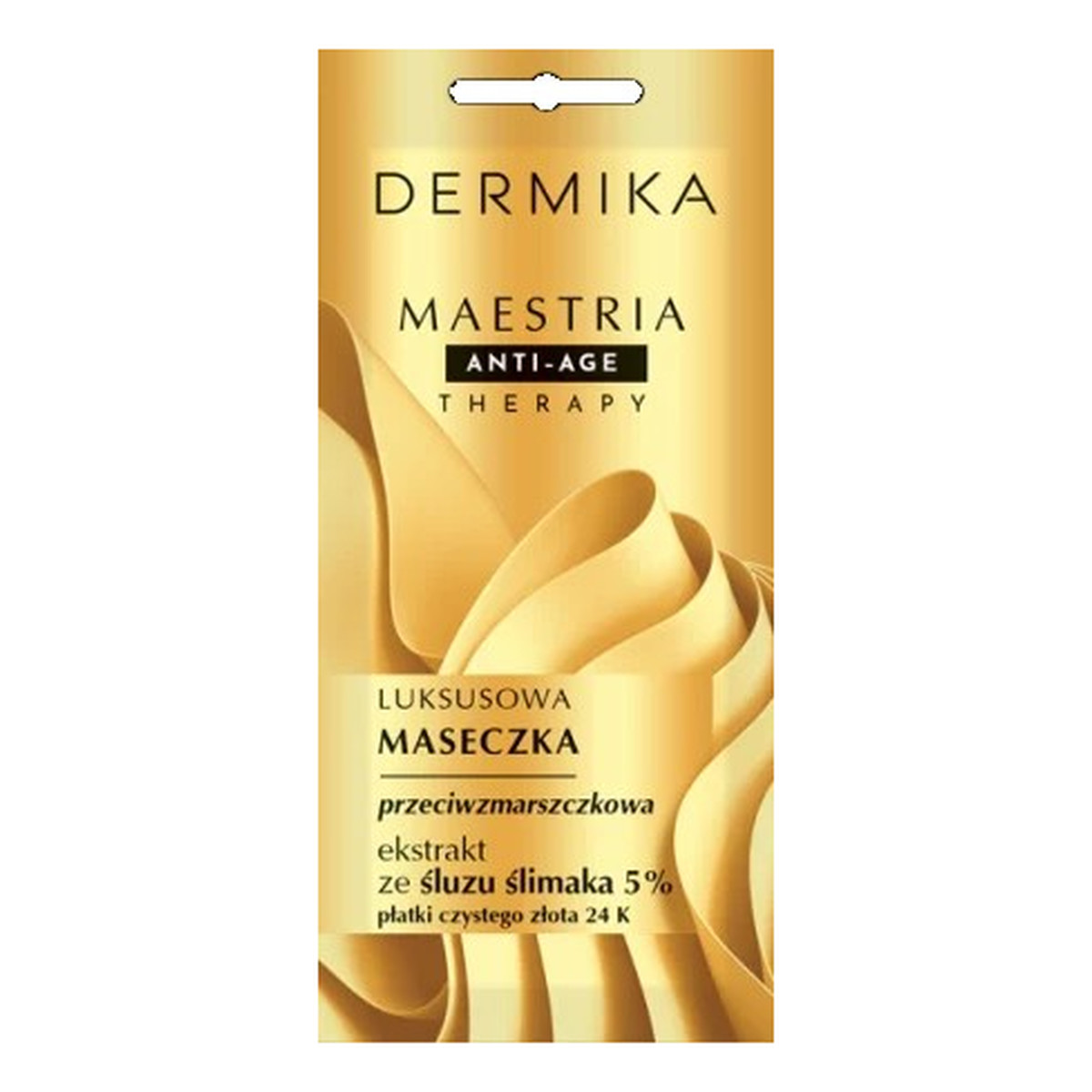 Dermika Maestria Anti-Age Therapy luksusowa maseczka przeciwzmarszczkowa-ekstrakt ze śluzu ślimaka 5% 7g