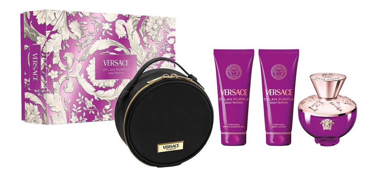 Zestaw woda perfumowana spray 100ml + balsam do ciala 100ml + żel pod prysznic 100ml + kosmetyczka