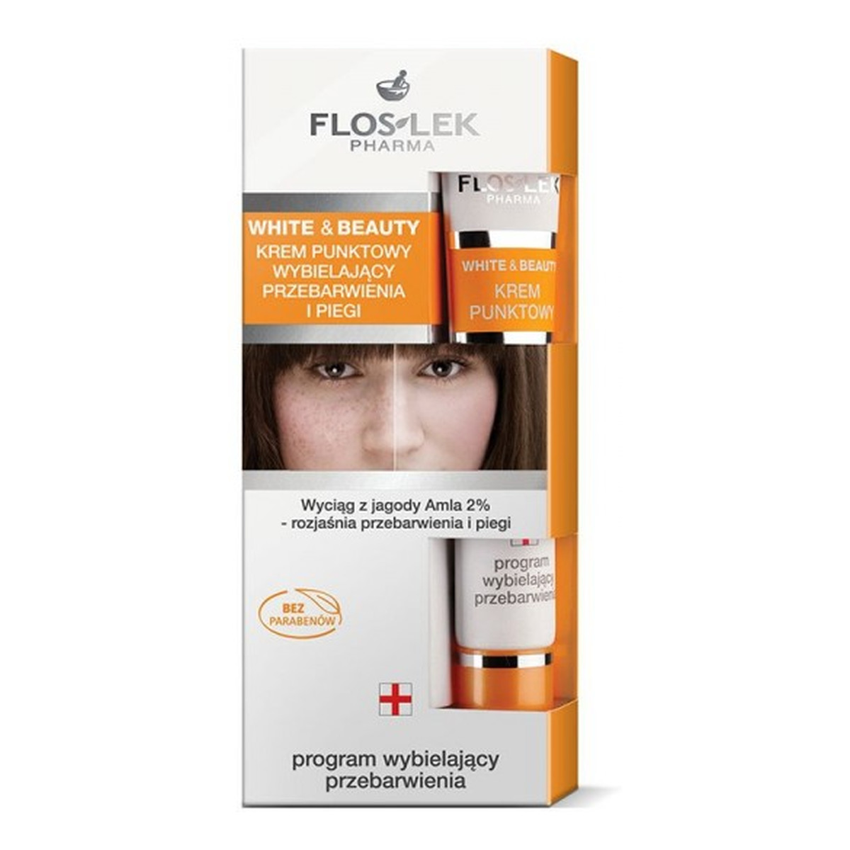 FlosLek White & Beauty Pharma Krem Punktowy Wybielający Przebarwienia 20ml