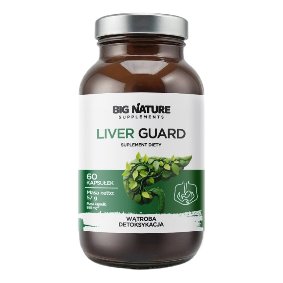 Big Nature Liver guard suplement diety 60 kapsułek