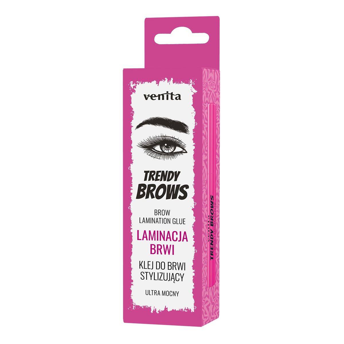 Venita Trendy brows laminacja brwi-klej do brwi stylizujący ultra mocny 8g