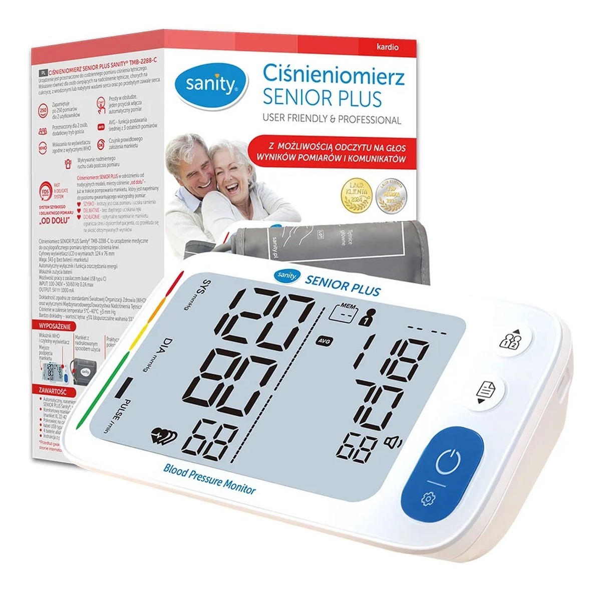 Senior PLUS ciśnieniomierz TMB-2288-C