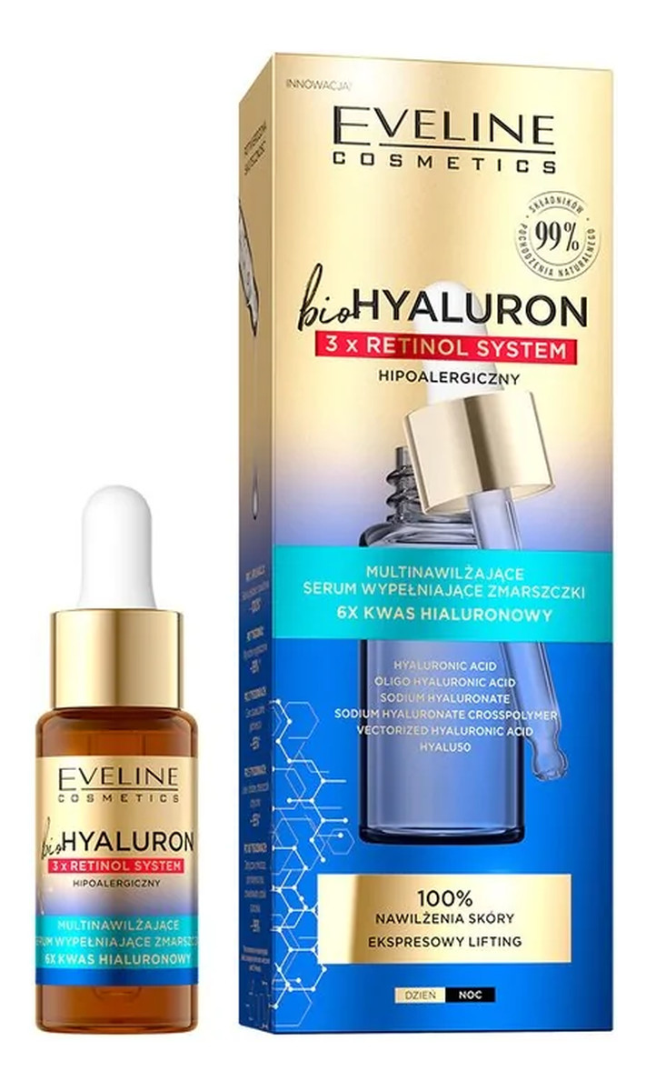 3xRetinol System Multinawilżające Serum wypełniające zmarszczki