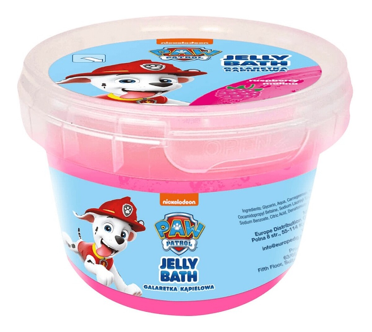 Jelly bath galaretka kąpielowa malina