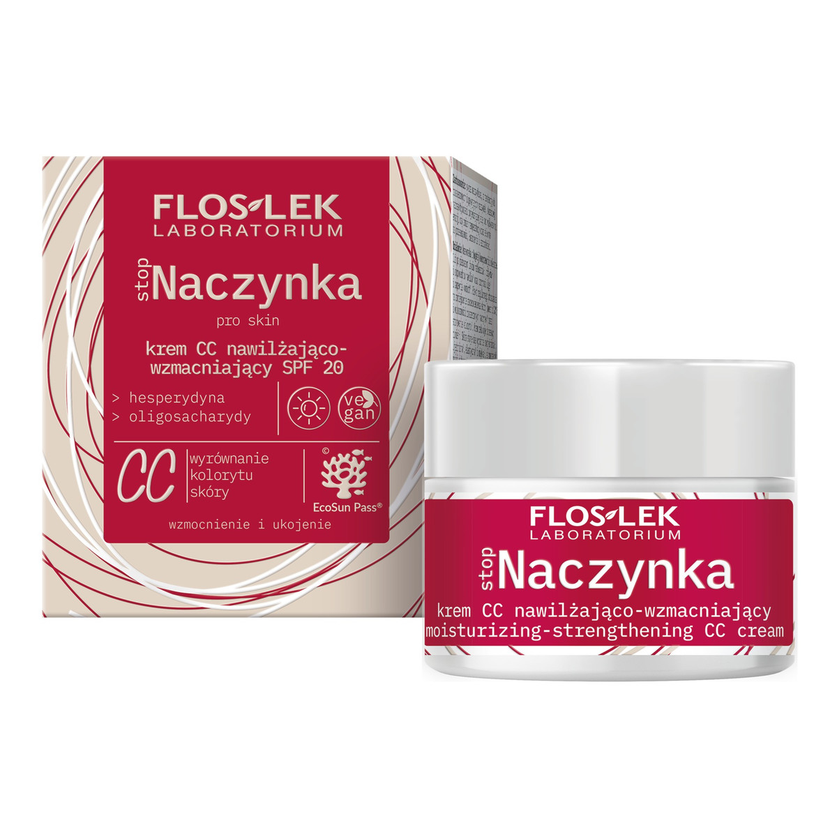 FlosLek Stop Naczynka Krem CC nawilżająco-wzmacniający SPF20 50ml