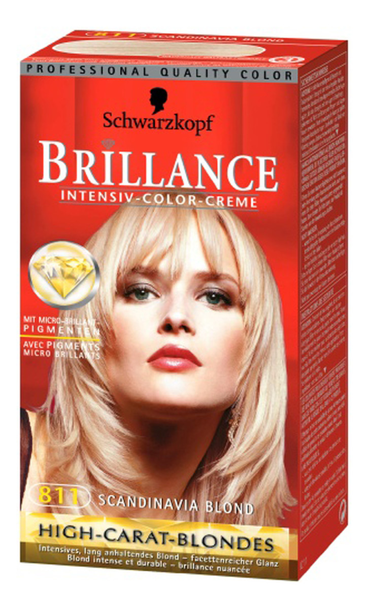 Farba Do Włosów Brillance Skandynawski Blond 811