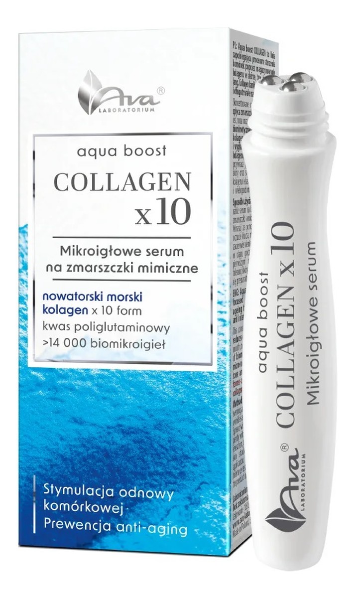Collagen mikroigłowe serum na zmarszczki mimiczne