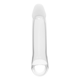 Ramrod penis extender with ball strap nakładka wydłużająca penisa clear