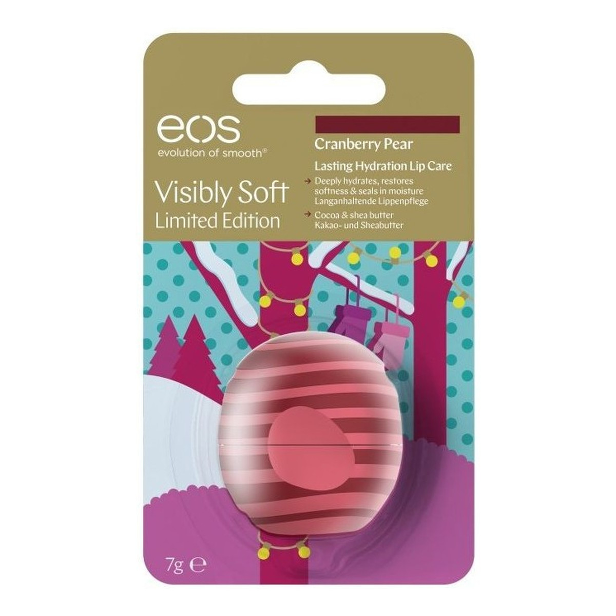 EOS Evolution Of Smooth Visibly Soft balsam do ust Cranberry Pear 7g
