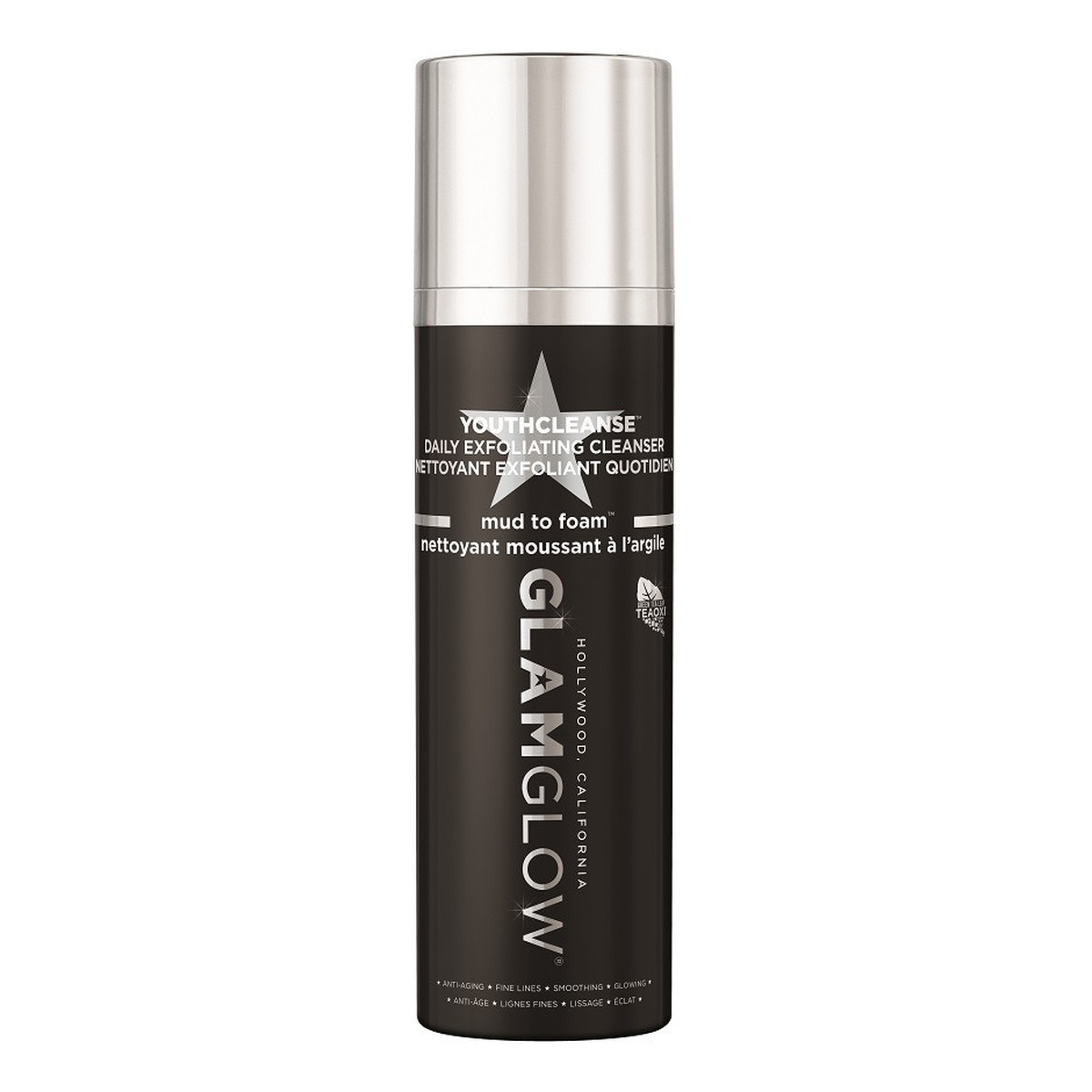 GlamGlow Youthcleanse Daily Exfoliating Cleanser Eksfoliująca pianka do mycia twarzy 150g