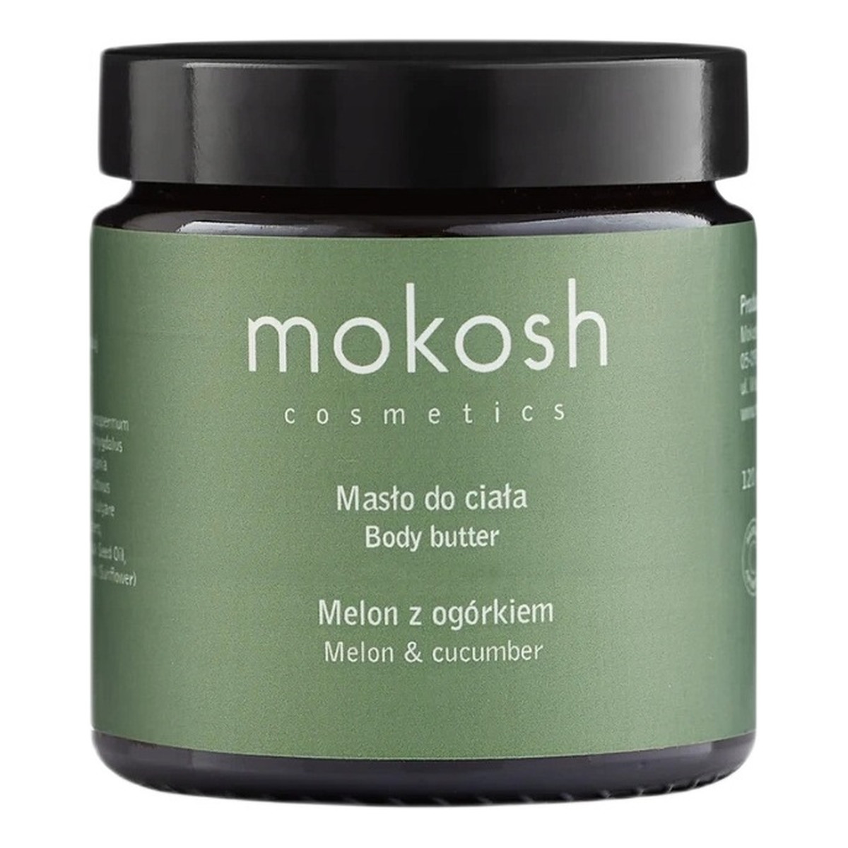 Mokosh Masło do ciała melon z ogórkiem 120ml