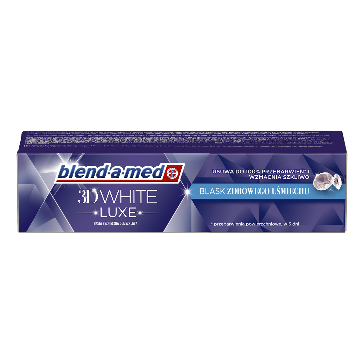 Blend-a-med Luxe Healthy Shine 3D White Pasta Do Zębów Wybielająca 75ml