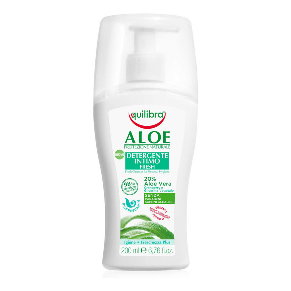 Equilibra Aloe aloesowy żel do higieny intymnej Aloe Vera 200ml