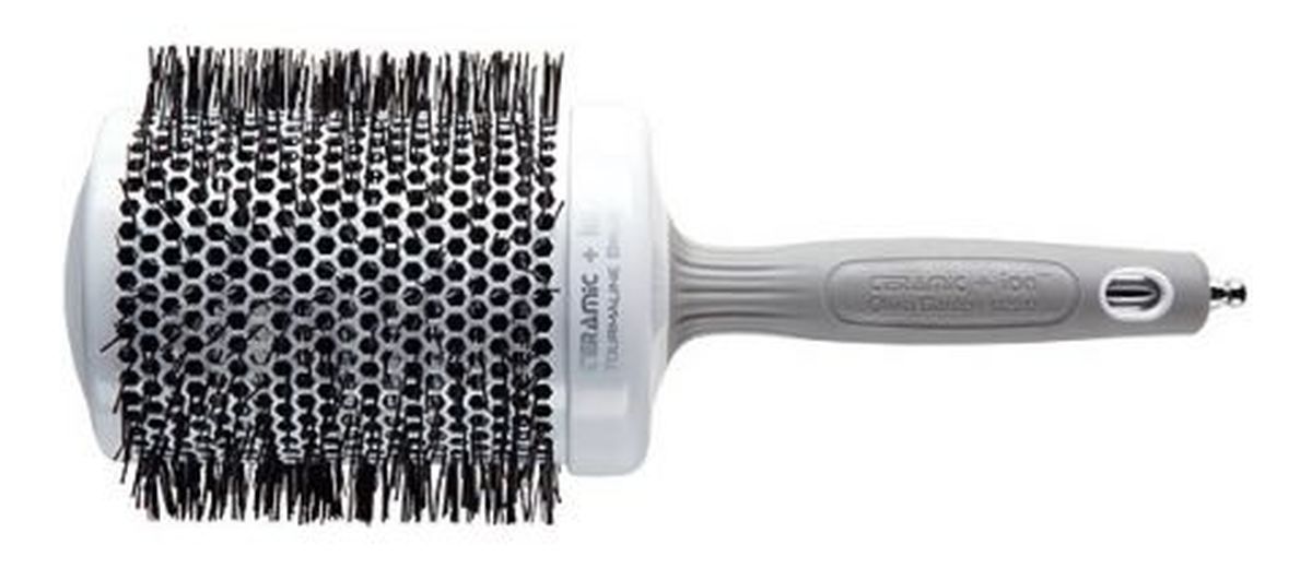 Szczotka do włosów tourmaline brush 65mm Silver/white