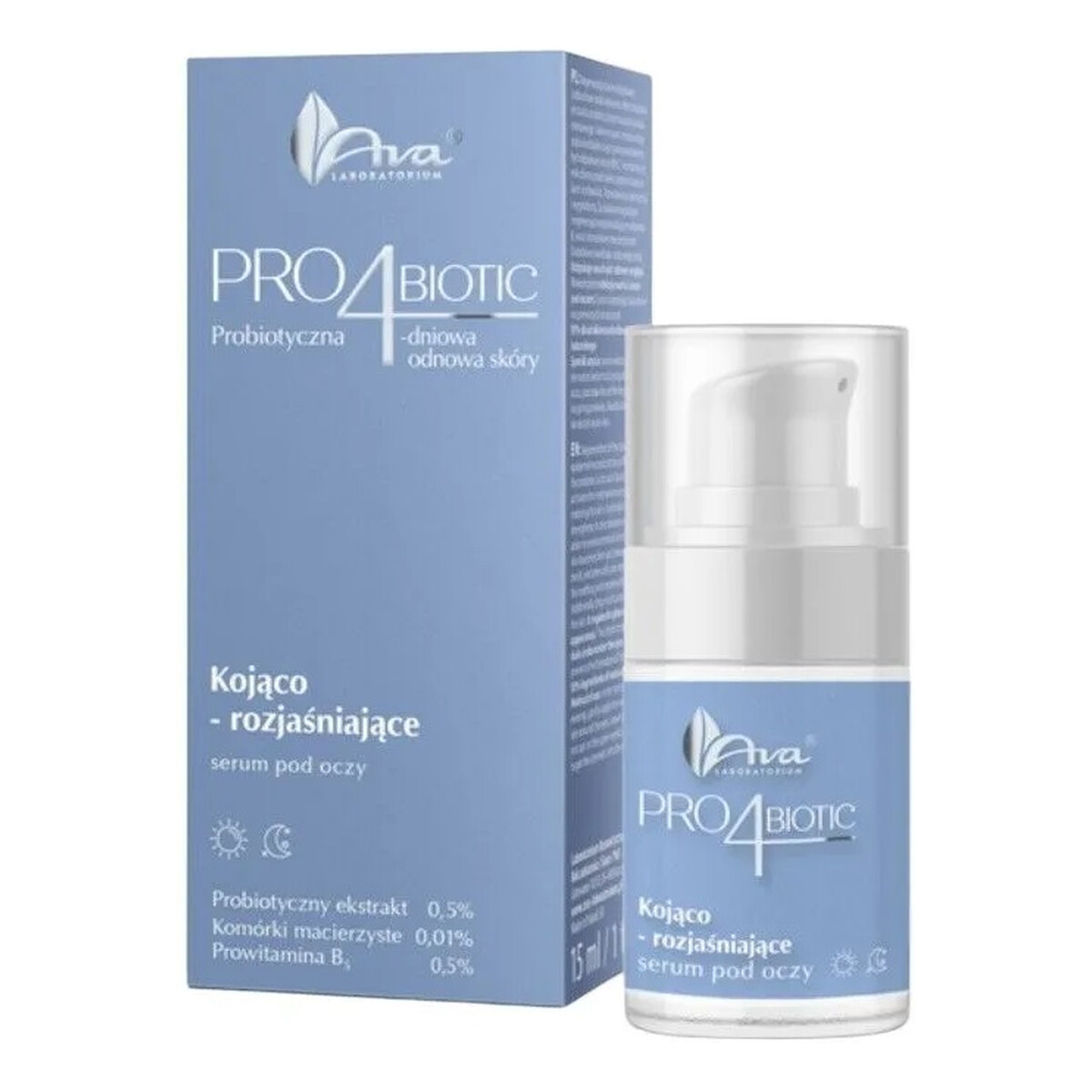 Ava Laboratorium Pro4biotic kojąco-rozjaśniające serum pod oczy 15ml