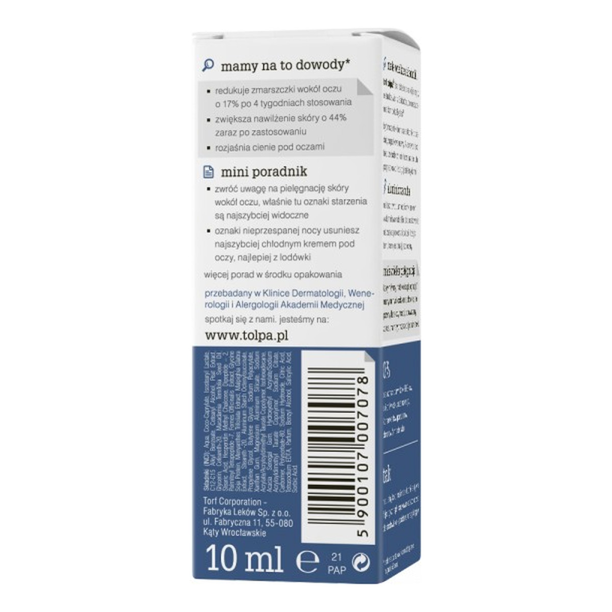 Tołpa 50+ Odbudowujący Krem Przeciw Starzeniu Pod Oczy 10ml