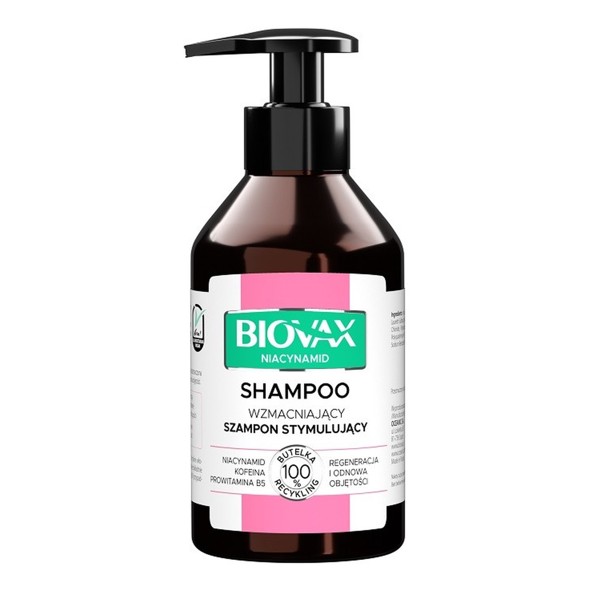 Lbiotica / Biovax Biovax Niacynamid Wzmacniający Szampon stymulujący z niacynamidem 200ml