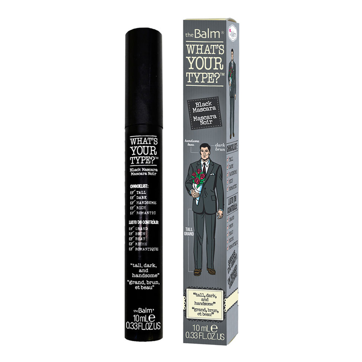 the Balm What's your type? Tall, dark and Handsome Tusz Do Rzęs 10ml
