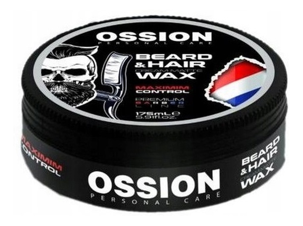 Ossion personal care matte wax matowy wosk do włosów i brody