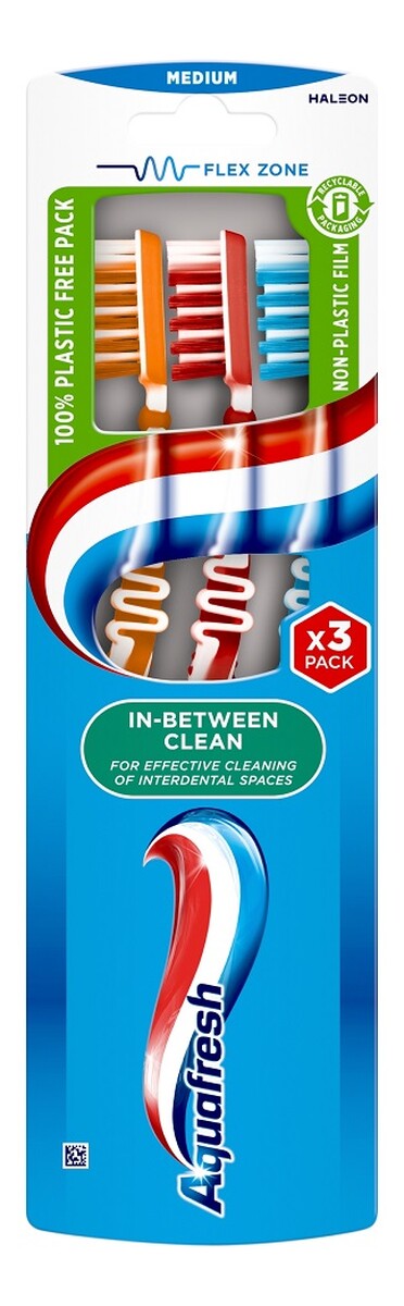 In-between clean szczoteczka do zębów medium 3szt.