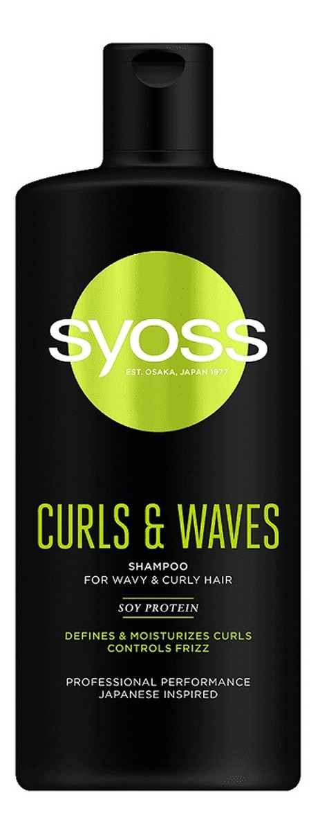 Curls & waves shampoo szampon do włosów falowanych i kręconych