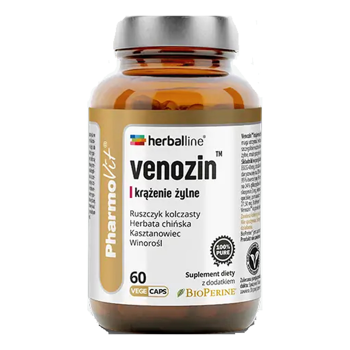 Pharmovit Venozin Krążenie Żylne suplement diety 60 kapsułek