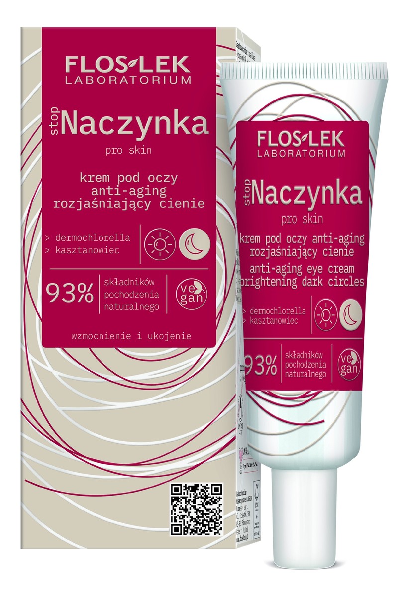 Krem pod oczy anti-aging rozjaśniający cienie