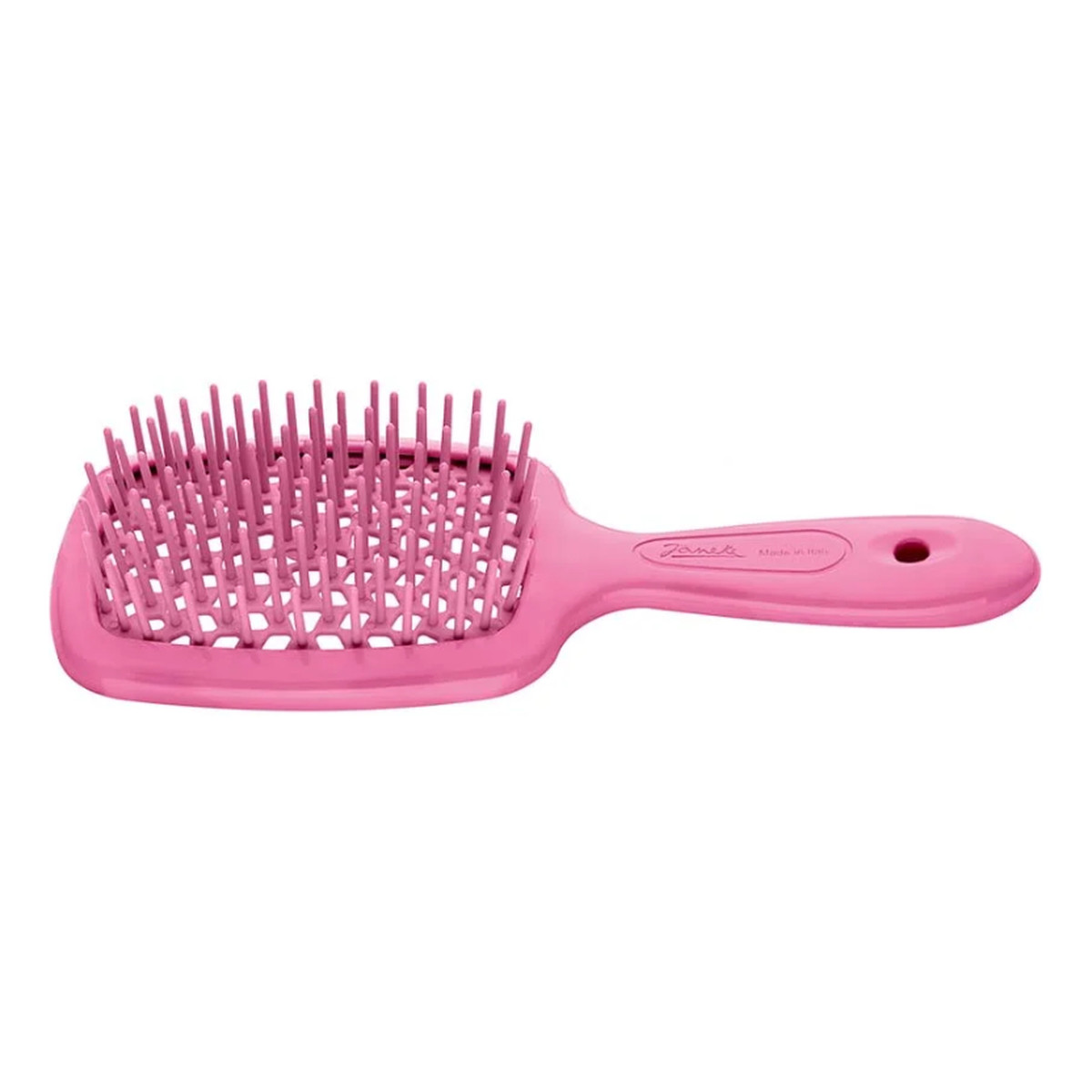 Janeke Small Superbrush mała szczotka do rozczesywania włosów Fluo Różowa