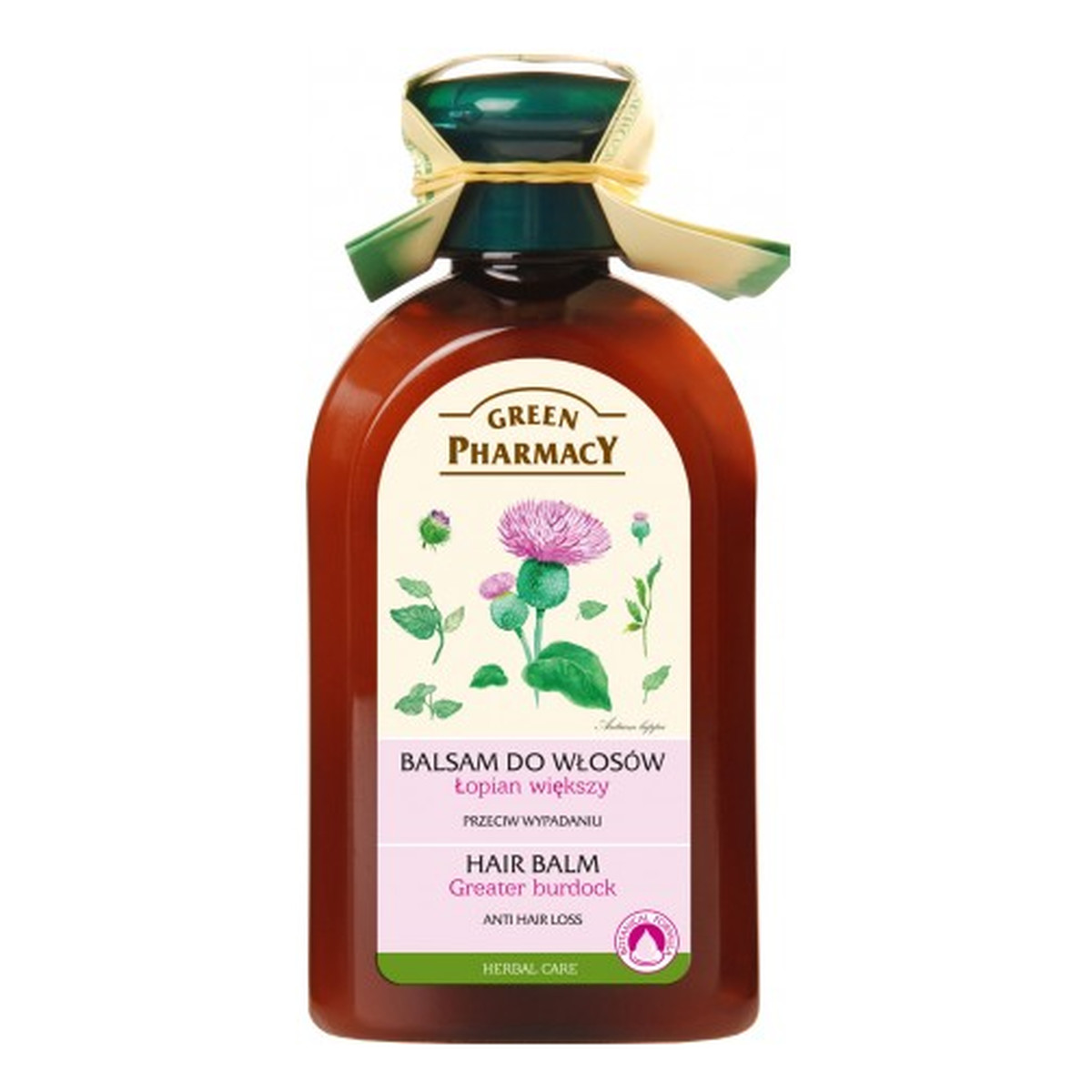 Green Pharmacy Herbal Cosmetics Hair Care Balsam Do Włosów Olejek Łopianowy 300ml