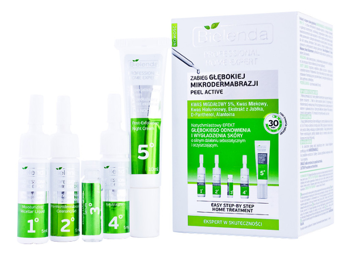 Zabieg Głębokiej Mikrodermabrazji Zestaw Do Twarzy 5 Etapów