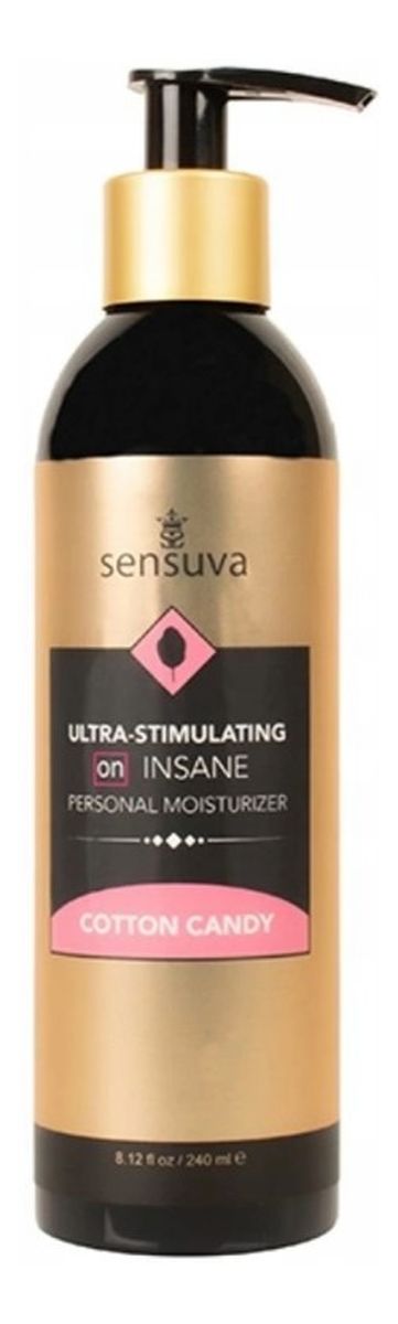 Ultra stimulating on insane personal moisturizer lubrykant hybrydowy o działaniu stymulującym i rozgrzewającym dla kobiet cotton candy