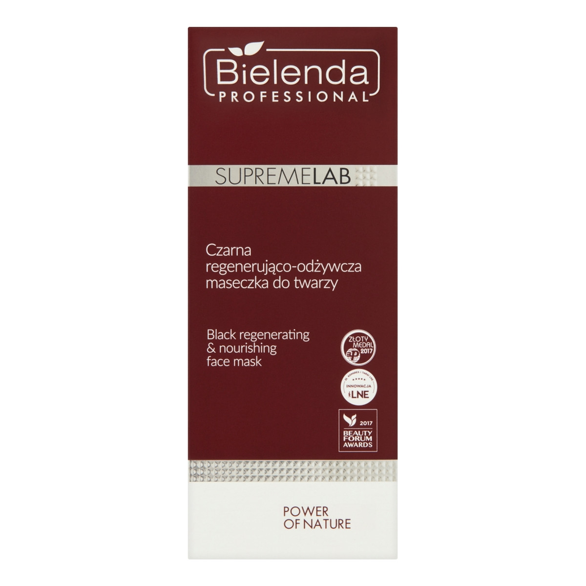 Bielenda Professional SUPREMELAB Power Of Nature czarna regenerująco-odżywcza maseczka do twarzy 70g