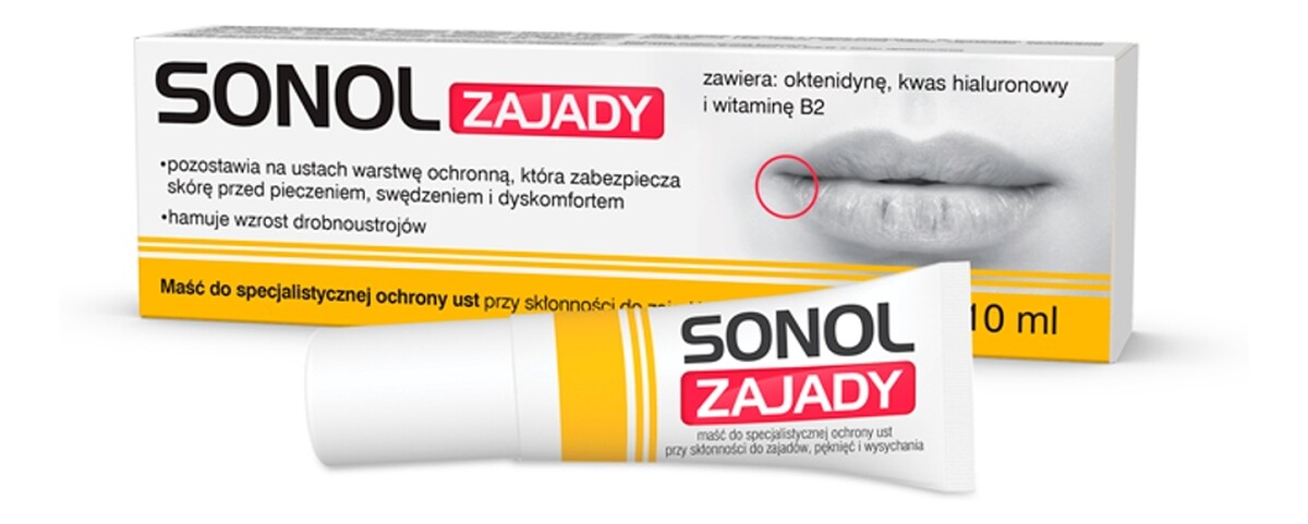 Zajady maść do specjalistycznej ochrony ust