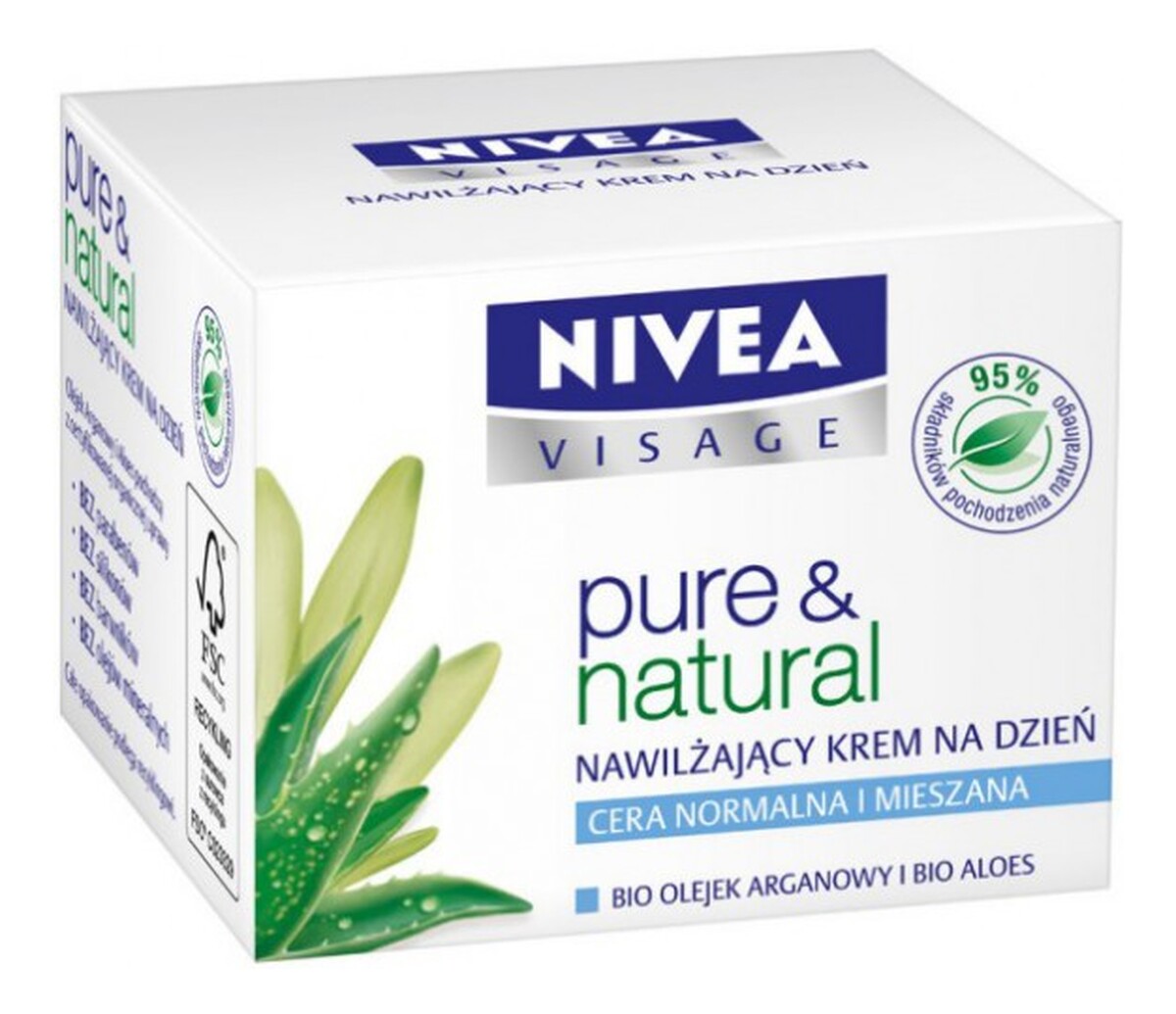 Krem Nawilżający Na Dzień Pure & Natural