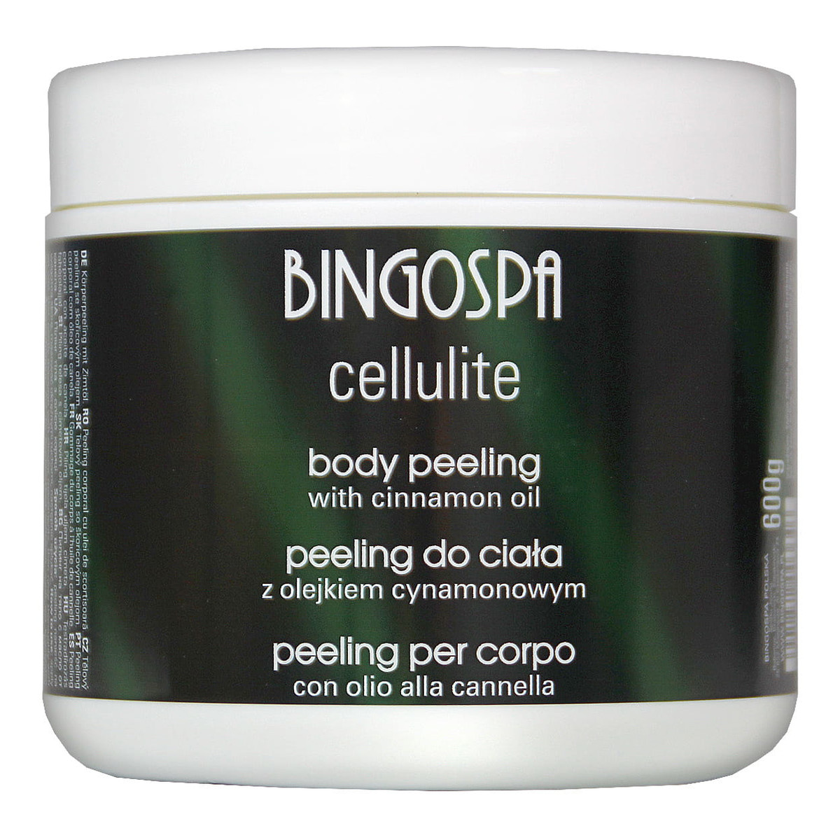 BINGOSPA Yoga Cynamonowy peeling do ciała z lotosem 600g