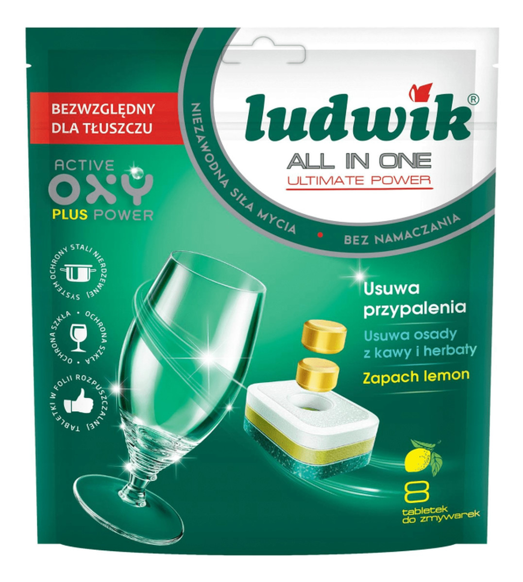 Tabletki do zmywarki Lemon 8szt.