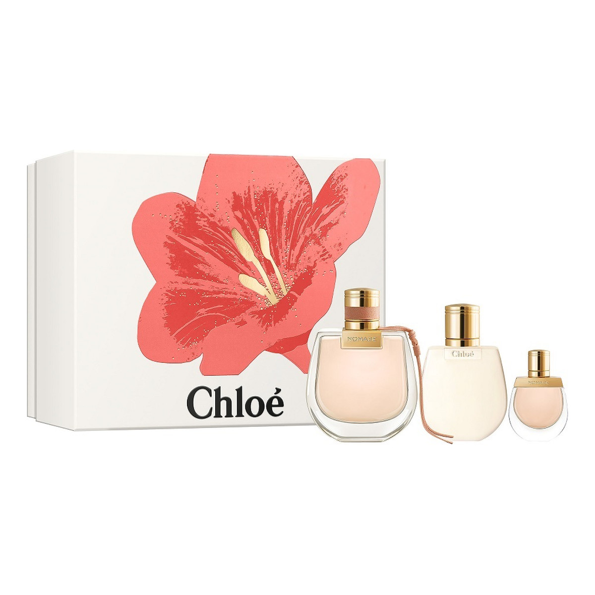 Chloe Nomade Zestaw woda perfumowana spray 75ml + balsam do ciała 100ml + miniatura wody perfumowanej 5ml