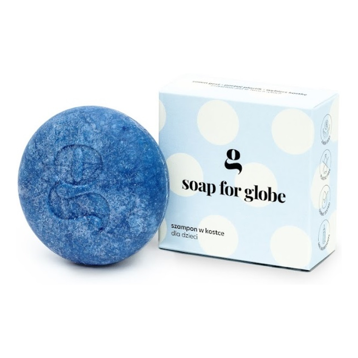 Soap for Globe Szampon dla dzieci małych i dużych easy hair care 80g