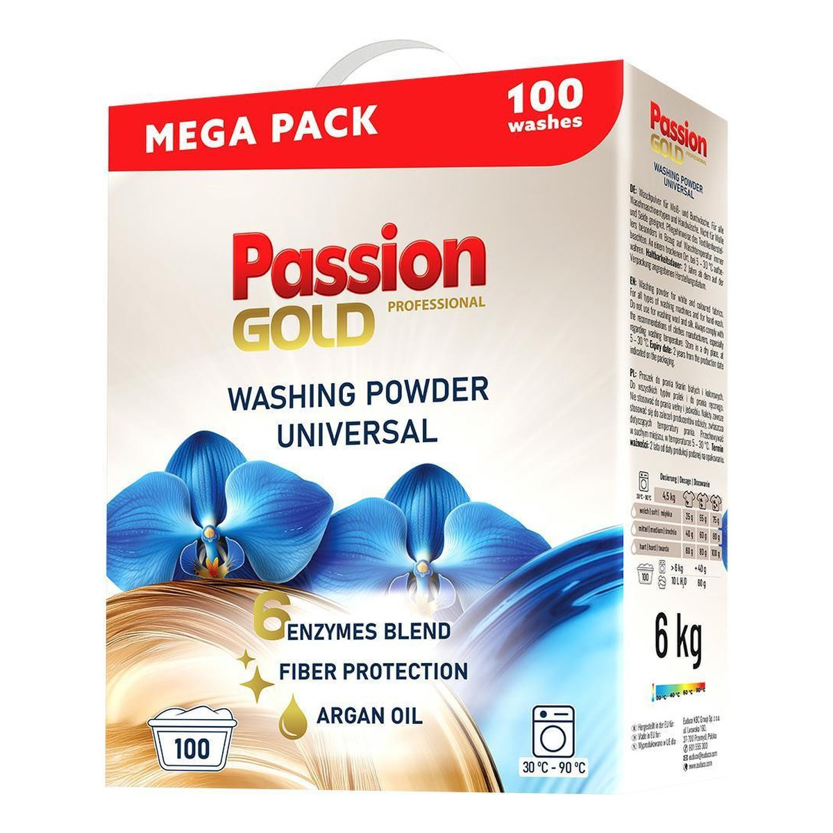 Passion Gold Proszek do prania uniwersalny 100 prań 6 kg
